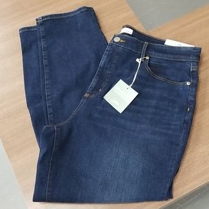 LOFT slim pockets curvy high waist skinny sz 18